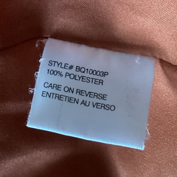 Vintage Conrad C Women's Faux Suede Blazer Jacket Burnt Orange Size 6 Office - Picture 8 of 9